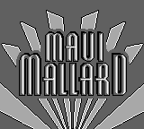 Maui Mallard (USA) Title Screen